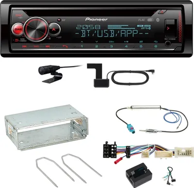 Produktbild von Pioneer DEH-S720DAB Bluetooth WAV Digitalradio Einbauset für Mercedes Citan W415