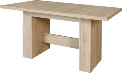 Zdjęcie produktu dla Kulissentisch >DINING TABLES< ausziehbar bis 273cm, Sonoma Eiche Dekor - 140/273x72,8x90cm (BxHxT)
