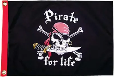 Produktbild von Taylor Piraten Flagge Fürs Leben Schwarz 127 x 356 mm Schwarz 127 x 356 mm