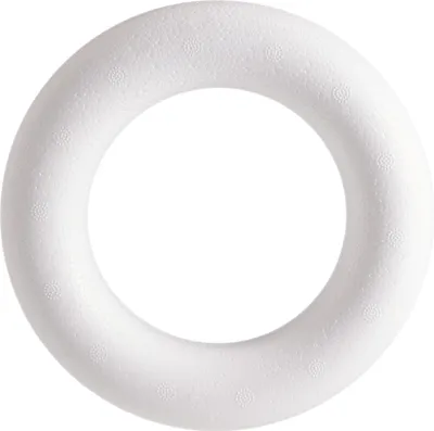 Produktbild von Styroporring flach,weiß Ø ca. 17 cm