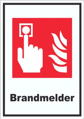 Produktbild von Brandmelder Aufkleber A3 (297x420mm)