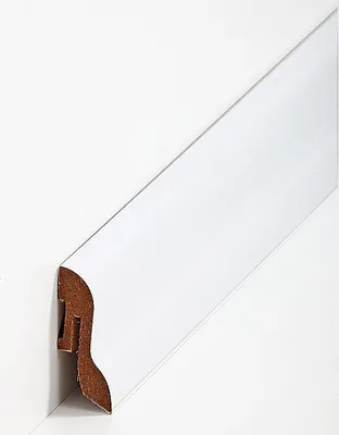 Produktbild von Fußleisten / Sockelleisten "Mainz" (MDF foliert / 722.431) - weiß