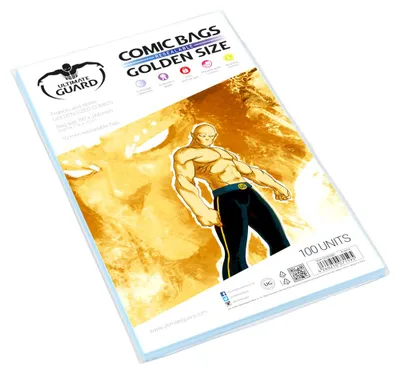 Produktbild von Ultimate Guard Comic Bags wiederverschließbar Golden Size (100)