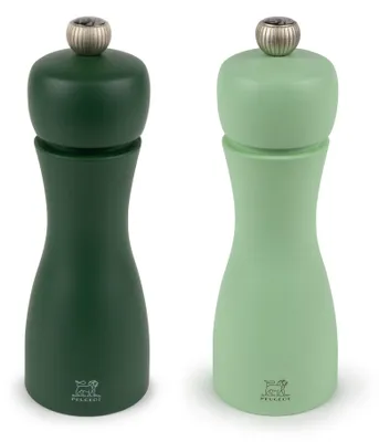 Productafbeelding van Peugeot Tahiti peper- en zoutmolenset, 2 stuks, 15 cm, groen
