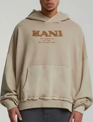 Immagine prodotto di Karl Kani RETRO SPRAYED Felpa con cappuccio sabbia - L