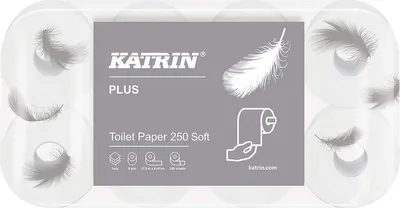Zdjęcie produktu dla KATRIN 11841 72 Rollen Toipapier Classic Eco