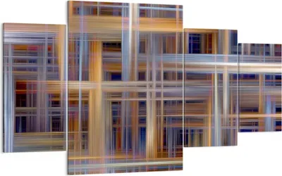Produktbild von Bild auf Leinwand - Leinwandbild - Abstraktion modern - 160x90cm - Wand Bild - Wanddeko - Leinwanddruck - Bilder - Kunstdruck - Wanddekoration - Leinwand bilder - Wandkunst - DL160x90-3430