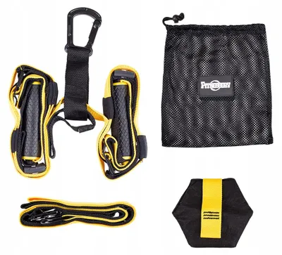Produktbild von HMS RXT Trainingsbänder Set Fitness Griffe Türanker