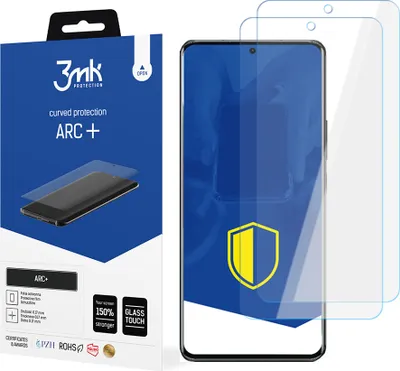 Produktbild von 3mk Display Schutzfolie ARC+ für Xiaomi 13 Pro  0,17mm Self-Heal (2 Stück)