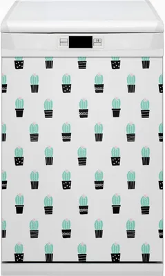 Produktbild von Magnet für Spülmaschine Abwaschbar 45x80 cm Magnet für Spülmaschine Magnetmatte Nachbildung - Kakteen