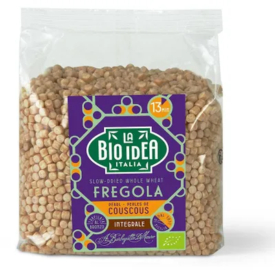 KASZA KUSKUS PERŁOWY RAZOWY FREGOLA BIO 400 g - LA BIO IDEA