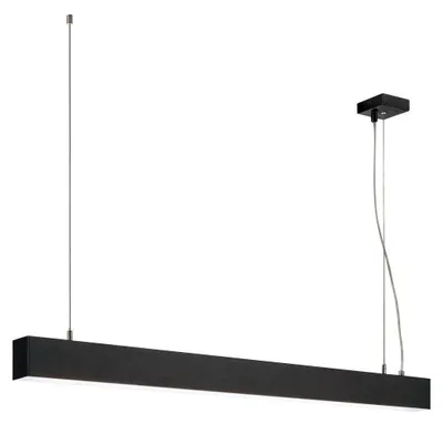 Productafbeelding van Kantoor hanglamp Glenos 4000K 100cm zwart