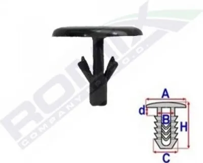 Immagine prodotto di 10x ROMIX C70191 Clip