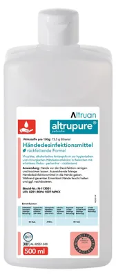 Produktbild von Altrupure® Händedesinfektionsmittel | Flasche (500 ml)