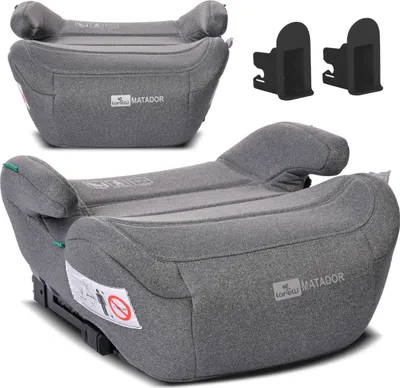 Produktbild von Lorelli Matador i-Size ISOFIX Sitzerhöhung – Booster 125–150 cm, 15–36 kg, ECE R129/03, breites gepolstertes Sitzkissen & abnehmbarer Bezug