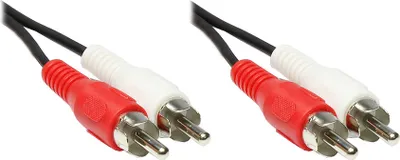 Produktbild von Stereo Cinchkabel, 2x Cinch Stecker an 2 x Cinch Stecker, 0,5m, Good Connections®