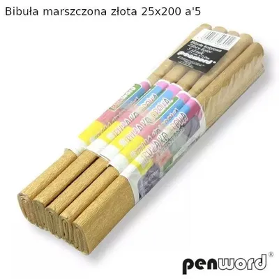 Produktbild von POLSIRHURT Goldenes Kriechpapier 5x200 5pcs Preis pro Verpackung
