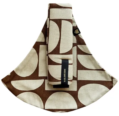 Produktbild von Wildride Kindertrage, 100% Baumwolle, leichte Hüfttrage für Kleinkinder ab 9 Monate, ergonomisches Design, bis 20 kg, Boho