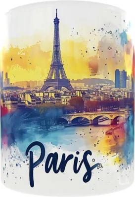 Produktbild von Becher 330ml NEU Urlaub Reise Paris Paris Frankreich