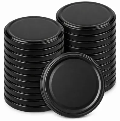 Image de Bouchon noir, diamètre 60 mm, lot de 100 pièces