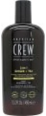Produktbild von American Crew 3-in-1 Ginger+Tea Shampoo Conditioner And Body Wash 450ml