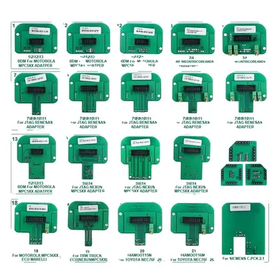 Image de Programmeur de tuning ECU, cadre entièrement en aluminium, 22 pièces d'adaptation, 22PCS adaptateurs
