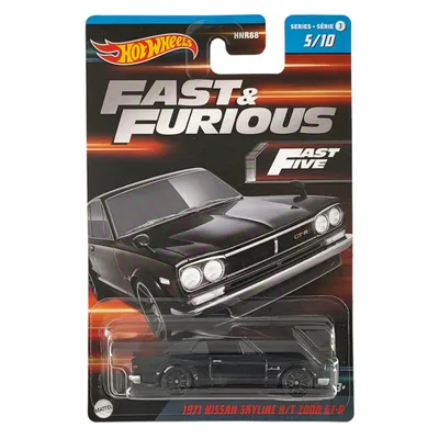 Immagine prodotto di Hot Wheels HNT15 Fast & Furious 1971 Nissan Skyline H/T 2000 GT-R