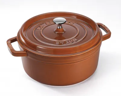 Produktbild von Staub Guss Cocotte, rund Zimt 28 cm