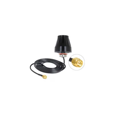 Image de DeLOCK LTE Antenna - Antenne - LTE/GSM/UMTS/WLAN 2,4 GHz/ZigBee - intérieur, extérieur - 2 dBi - omnidirectionnel - noir (88749)