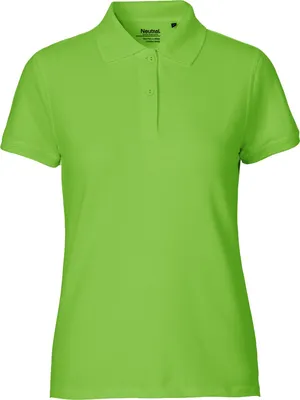 Produktbild von Neutral O22980 | Damen Classic Polo / 100% Fairtrade-Baumwolle - Farbe: Lime - Größe: S