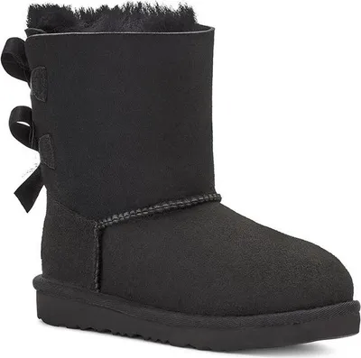 Produktbild von Ugg Kids Bailey Bow Ii Short Stiefel Schwarz EU 31 Junge Schwarz EU 31