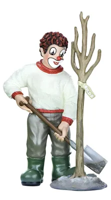 Productafbeelding van GILDE Decoratief figuurtje, Clown met levensboom. Hoogte: 15 cm, artikelnummer: 10215