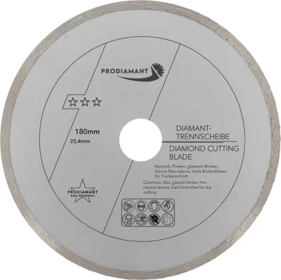 Produktbild von PRODIAMANT Diamanttrennscheibe Fliese 180mm x 25,4mm