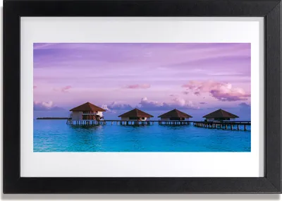 Produktbild von Bild 30x20 MDF-Rahmen Wandkunst Architektur Meerwasser