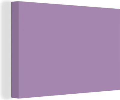 Produktbild von OneMillionCanvasses® - Leinwandbilder - 150x100 cm, Innenbereich - Violett - Farben - Farbe - Einfarbig, Wandbilder Kunstdruck Wanddekoration - Foto auf Leinwand - Gemälde auf
