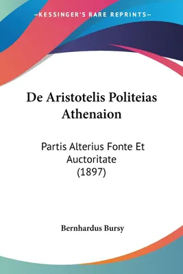 Produktbild von De Aristotelis Politeias Athenaion
