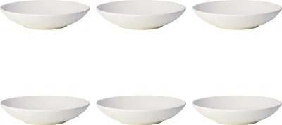 Produktbild von Villeroy & Boch Manufacture Rock Blanc 6er Set Suppenteller 1,1 l weiß Porzellan
