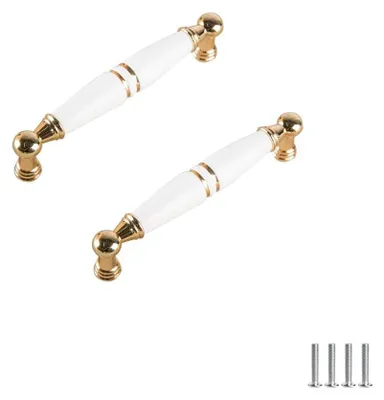 Produktbild von Solidchoice – Set mit 2 Keramik-Türgriffen für Möbel