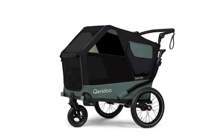 Produktbild von Qeridoo Nacho Hundeanhänger Größe M | Farbe: Green
