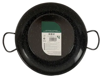 Tiefe Pfanne, emailliert, 32 cm, mit ergonomischen Griffen