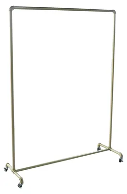 Immagine prodotto di Appendiabiti – Portabiti su ruote – Metallo – Design industriale – 120x40x160 cm – Portata massima: 45 kg – Adatto per camere da letto e negozi