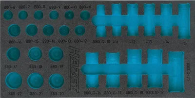 Produktbild von Hazet 2K-Weichschaum-Einlage 163-489L