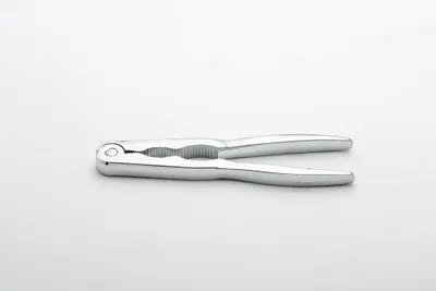 Produktbild von Nussknacker Weis 57077 mit Feder, Metall, Silber, 17x4x2 cm, Weihnachtsdeko