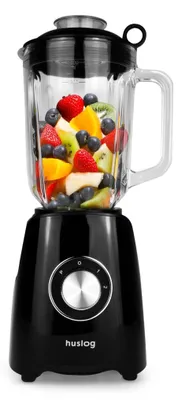 Standmixer 1200W, 1,5L Glasbehälter, 6 Klingen, 2 Stufen + Puls