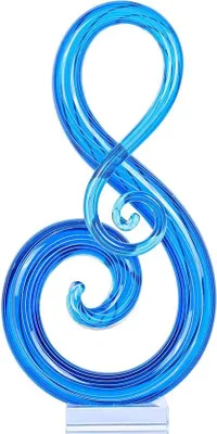 Immagine prodotto di Decorazioni in vetro blu per la casa o l'ufficio