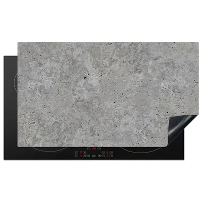 Obrázek produktu pro KitchenYeah® Kryt varné desky beton - břidlice - šedý - betonový vzhled, 90x52cm, dekorace do kuchyně, keramický kryt varné desky, kryt varné desky