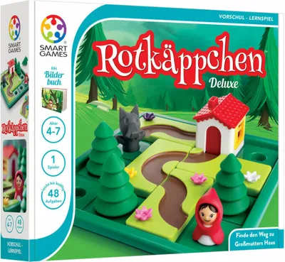 Immagine prodotto di Smart Games Märchenspiele Rotkäppchen Deluxe, Denkspiel, Kinderspiel, Kinder Spiel, ab 4 Jahren, SG 021 DE