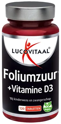 Produktbild von Folsäure + Vitamin D3 120 Tabletten