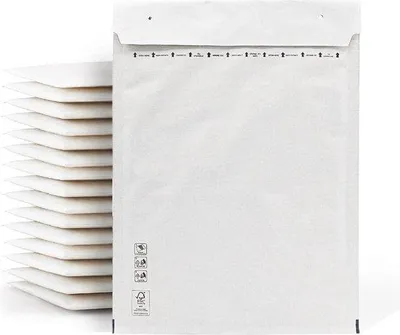 Produktbild von Famanu Versandtaschen Weiße Luftpolster - 350 x 470 mm - 10 Stück