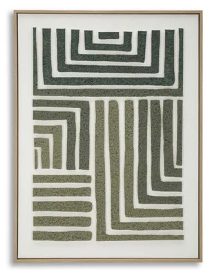 Produktbild von 3D-Leinwandbild B Materialbild mit Rahmen, 60x80 cm